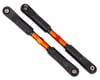 Traxxas Sledge Aluminum Toe Link Tubes (Orange) (2)