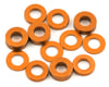 V-Force Designs 3x6mm Ball Stud Shim Set (Orange) (12) (.5, 1.0, 2.0mm)