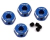 Image 1 for V-Force Designs Team Associated 12mm Hex Adapters (Blue) (4) (6mm)