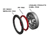 Image 4 for Vanquish Products 1.9" Slim IFR Slim Inner Ring (Red)