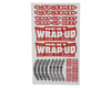 Image 1 for WRAP-UP NEXT Logo Tire Sticker Type-A (Red) (140x80mm)