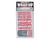Image 2 for WRAP-UP NEXT Logo Tire Sticker Type-A (Red) (140x80mm)