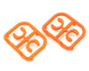 Image 1 for XRAY 3.5mm Plastic Drive Pin Clips (4) (Orange)