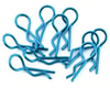 Image 1 for Yeah Racing Body Clips (Blue) (10) (1/10 or 1/8 Scale)
