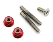 175RC Titanium Lower Arm Stud Kit (Red) | product-also-purchased
