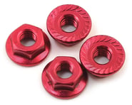 175RC Aluminum 4mm Serrated Wheel Nuts (Red) | product-related