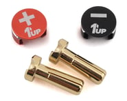 1UP Racing LowPro Bullet Plug Grips w/4mm Bullets (Black/Red) | product-also-purchased