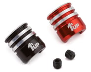 1UP Racing Heatsink Bullet Plug Grips (Black/Red) (Fits LowPro Bullet Plugs) | product-also-purchased