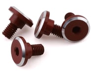1UP Racing 3x4mm Aluminum Servo Mounting Screws w/4.2mm Neck (Red) (4) | product-related