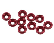 1UP Racing 3mm Countersunk Washers (Red) (10) | product-related
