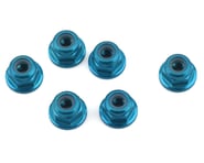 1UP Racing 3mm Aluminum Flanged Locknuts (Blue) (6) | product-also-purchased