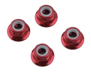 1UP Racing 4mm Serrated Aluminum Locknuts (Red) (4) | product-also-purchased