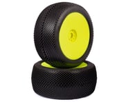 AKA EVO Gridiron 1/8 Truggy Pre-Mounted Tires (2) (Yellow) | product-related