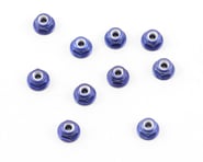 Team Associated Factory Team 3mm Aluminum Flanged Locknut (Blue) (10) | product-related