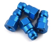 Team Associated RC10B74 10mm Shock Bushing (Blue) (4) | product-related