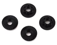 Team Associated Factory Team 4mm Low Profile Serrated Wheel Nuts (Black) (4) | product-also-purchased
