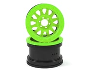 more-results: This is a pair of Axial Method IFD 2.2" Rock Crawler Wheels in Green color with a 12mm