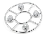 Axial Hub Cover Set (Satin Chrome) (4) | product-related