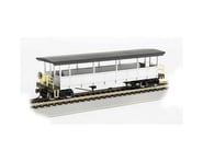 Bachmann Unlettered Open Sided Excursion Car (Silver/Black) (HO Scale) | product-related