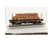 more-results: The Bachmann HO Scale ACF 1935-1960 Era 40' Flat Car with Logs, a detailed model of th