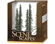 more-results: This is a pack of six Bachmann 5"-6" Scenescapes Conifer Trees. Bring your urban or co