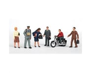 Bachmann SceneScapes City People with Motorcycle (7) (HO Scale) | product-related