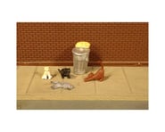 Bachmann SceneScapes Cats with Garbage Can (6) (O Scale) | product-related