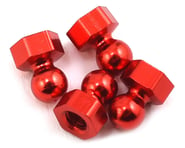 CRC Damper Tube Hex Ball Studs (Red) (4) | product-related