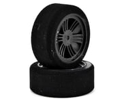 more-results: This is a set of two Contact RC 1/10 Scale Electric Sedan Tires mounted on Carbon Blac