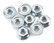 more-results: This is a pack of eight Custom Works M4 Serrated Flanged Wheel Nuts. These nuts do not