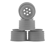 DE Racing Gambler Rear Late Model Wheels (AE/TLR) (Silver) | product-also-purchased