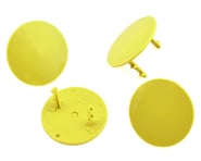DE Racing Gambler Dirt Oval Mud Plugs (Yellow) (4) | product-related