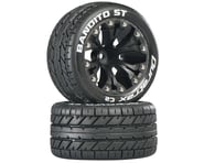 DuraTrax Bandito ST 2.8" Mounted Rear Truck Tires (Black) (2) (1/2 Offset) | product-related