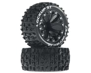 DuraTrax Lockup ST 2.8" Mounted Rear Truck Tires (Black) (2) (1/2 Offset) | product-related