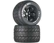 DuraTrax Bandito MT 3.8" Mounted Truck Tires (Black) (2) (1/2 Offset) | product-related