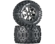 DuraTrax Six-Pack MT 3.8" Mounted Tires, Chrome (2) | product-related