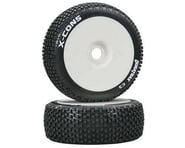 DuraTrax X-Cons Pre-Mounted  1/8 Buggy Tires (White) (2) | product-related