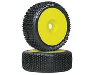 DuraTrax Pre-Mounted Equalizer 1/8 Buggy Tire (Yellow) (2) (Soft - C2) | product-related