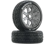 DuraTrax Bandito 1/8 Mounted Buggy Tires (Chrome) (2) (C2) | product-related