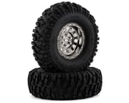 DuraTrax Class 1 Ascend CR Pre-Mounted 1.9" Tires (Black/Chrome) (2) (C3) | product-related