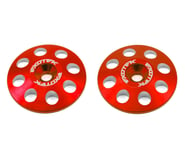 Exotek 22mm 1/8 XL Aluminum Wing Buttons (2) (Red) | product-related