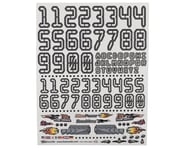 Firebrand RC Numbers Decal Sheet (White) (8.5x11") | product-also-purchased