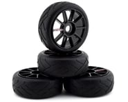 Firebrand RC Kingpin ST Pre-Mounted On-Road Tires (4) (Black) | product-related