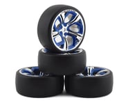 Firebrand RC Hydra DSR3 Pre-Mounted Slick Drift Tires (4) (Blue/Chrome) | product-also-purchased