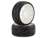 more-results: GRP GT - TO3 Revo Belted Pre-Mounted 1/8 Buggy Tires. These tires are mounted on white
