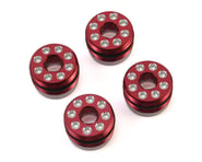 Hot Racing Arrma 1/8 Aluminum Delrin Cap Hub Nut (Red) | product-also-purchased