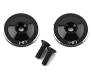 Hot Racing Aluminum Large Wing Buttons (Black) (2) | product-also-purchased