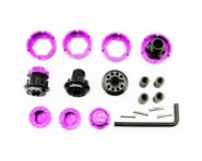 more-results: The Hot Racing Savage Flux 17mm Warlock Hex Set is a 17mm hex wheel adapter set with +