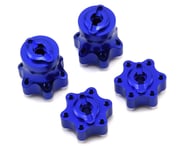 Hot Racing Axial Yeti Aluminum One-Piece Wheel Hub Set (Blue) (4) | product-related