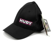 more-results: This is a HUDY Black Flexfit Cap. With a cool 3D Embossed HUDY logo on the front and r